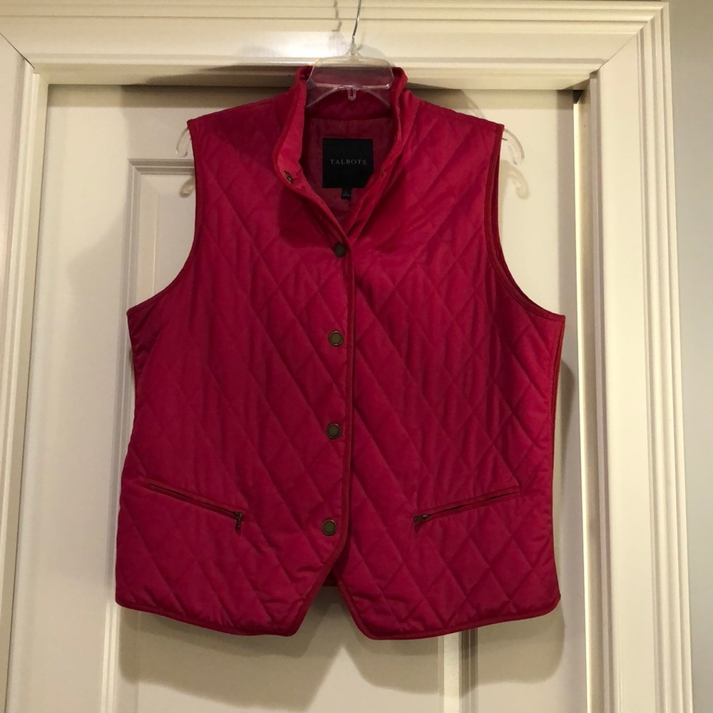Talbots quilted vest
